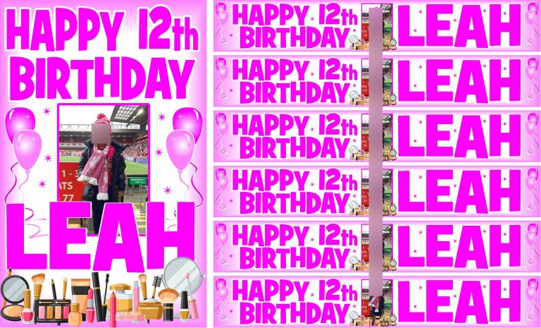 Personalised Window Poster Set