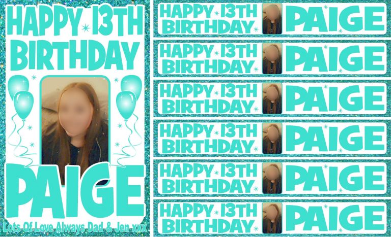 Personalised Window Poster Set