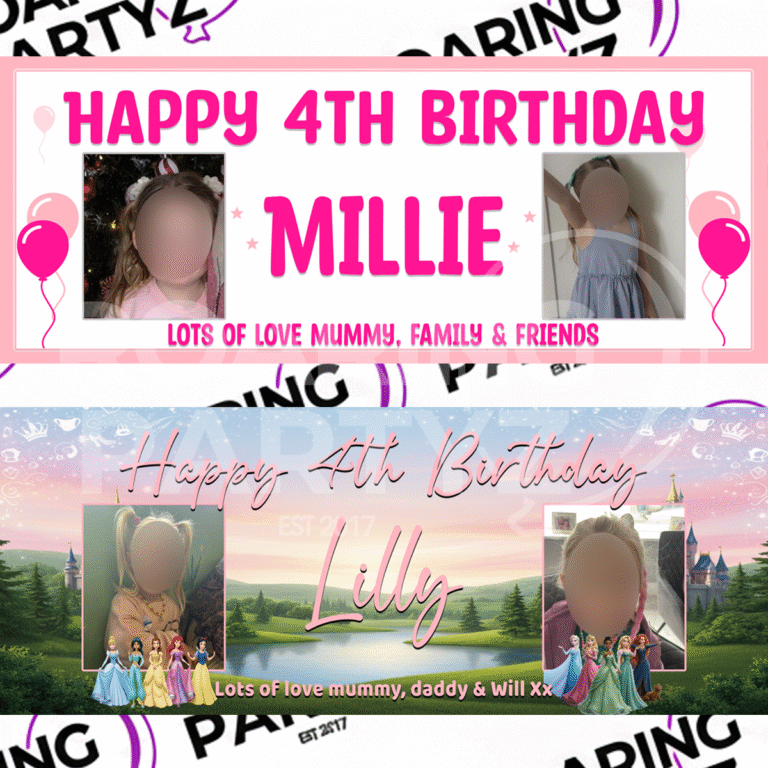 Personalised 5ft Banner