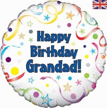 18inch happy birthday grandad balloon