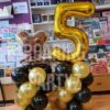 Lol Balloon tower and Gold Number 5 tower