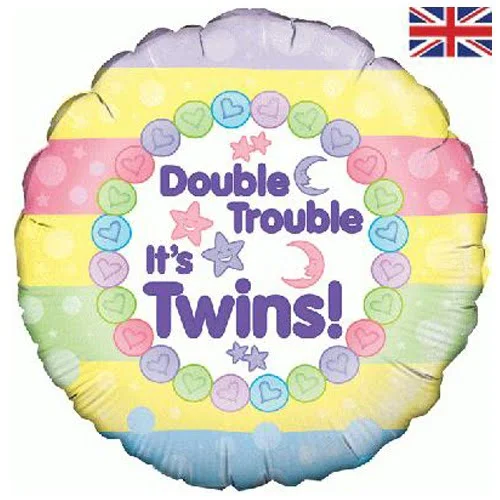 18 Inch Double Trouble Twins Balloon
