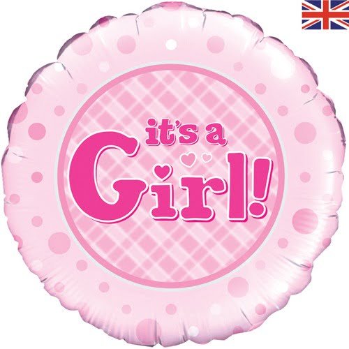 18 Inch It's a Girl! Balloon