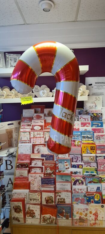 Personalised Candy Cane Balloon