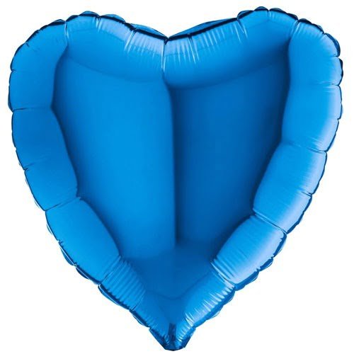 18 Inch Blue Heart Balloon
