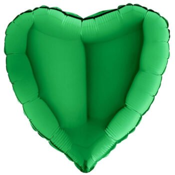 18 Inch Green Heart Balloon