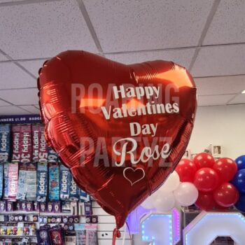 Personalised Valentines Heart Balloon