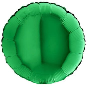 18 Inch Green Round Balloon