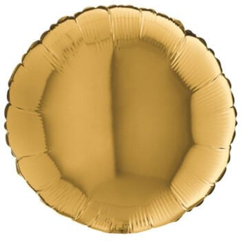 18 Inch Gold Round Balloon