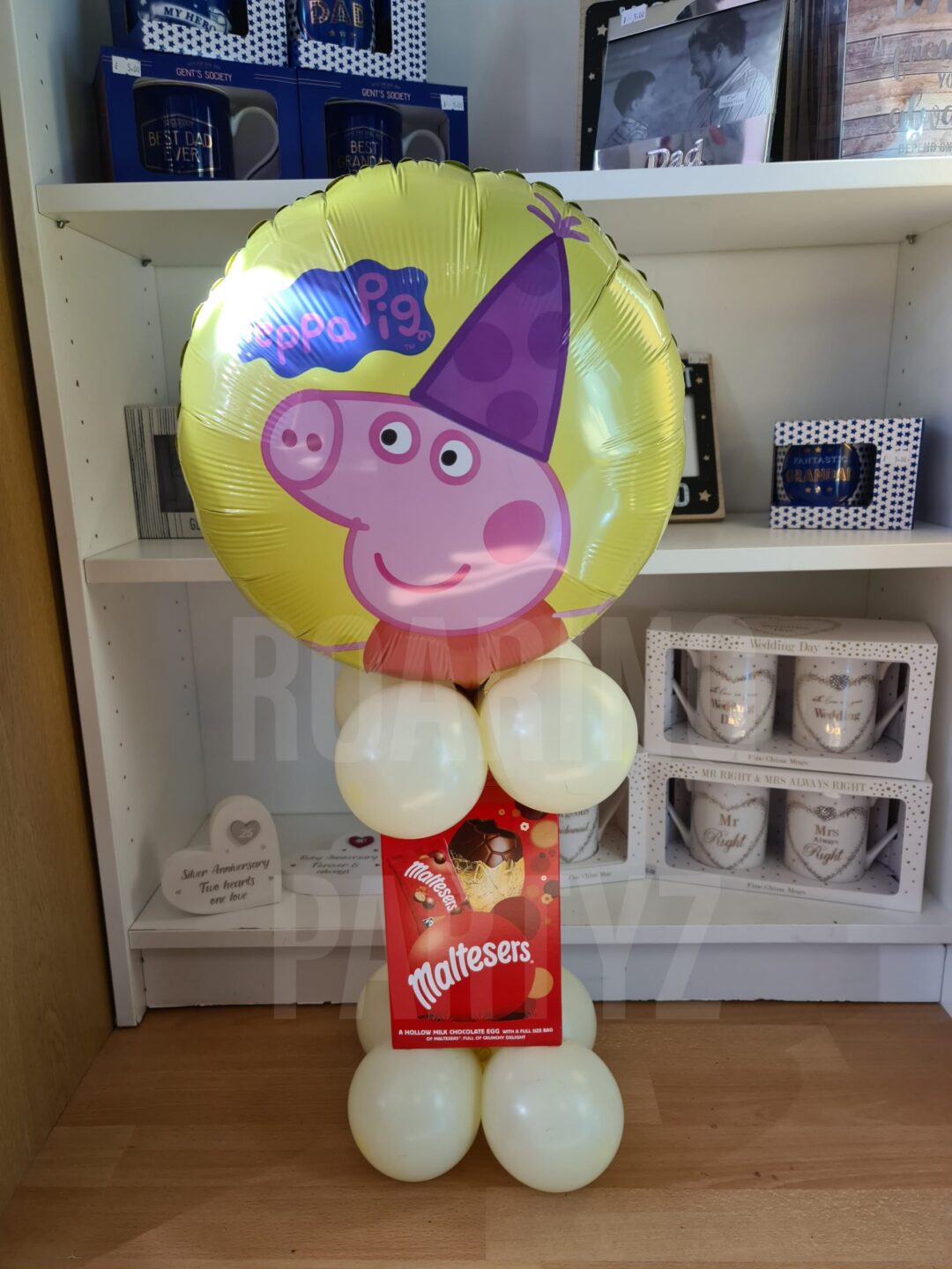 Balloon & Chocolate Egg Tower