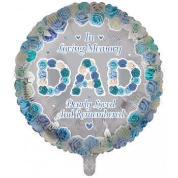 Remembrance Dad Round Balloon