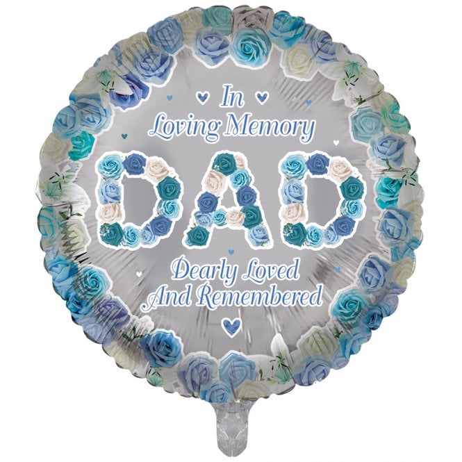 Remembrance Dad Round Balloon