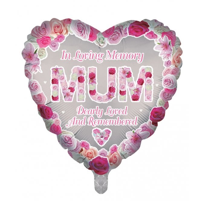 Remembrance Mum Heart Balloon