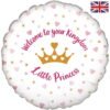 18" Welcome Little Princess Stars Balloon