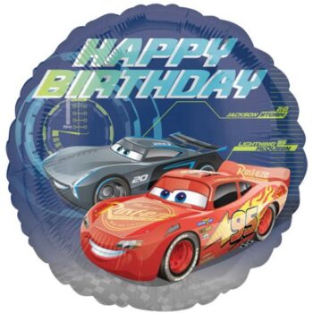 18" Cars 3 Happy Birthday Balloon
