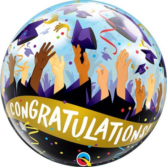 22" Congratulations Graduate Bubble Balloon
