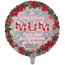 Christmas Remembrance Mum Balloon