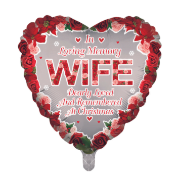 Christmas Remembrance Wife Balloon