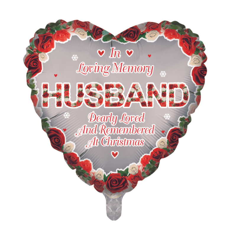 Christmas Remembrance Husband Balloon