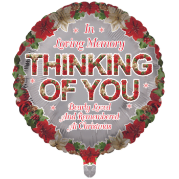 Christmas Remembrance Thinking Of You Balloon