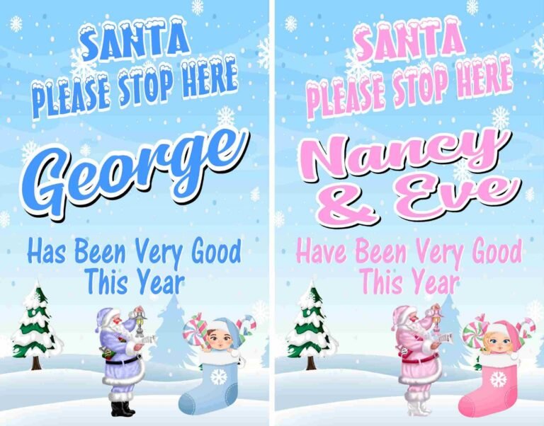 Personalised Christmas Poster - Image 3