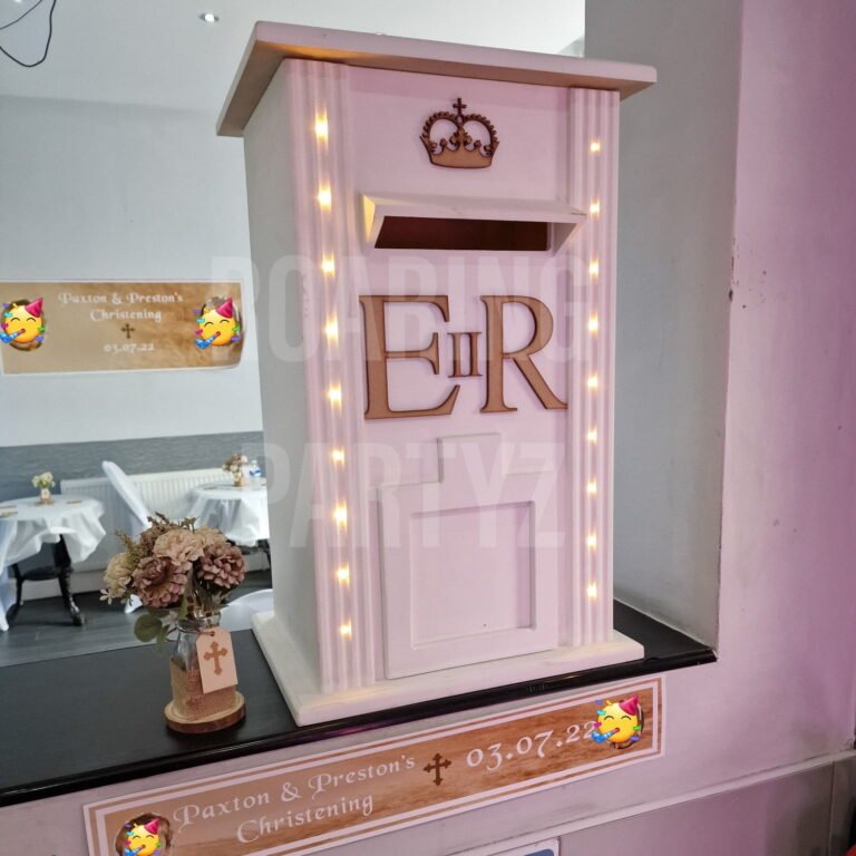 2ft LED Light up Post Box