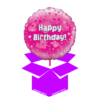 Happy Birthday Female balloon in a box