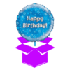 Happy Birthday Male balloon in a box