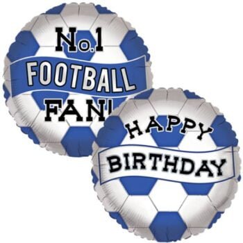 18 Inch No.1 Football Fan Balloon