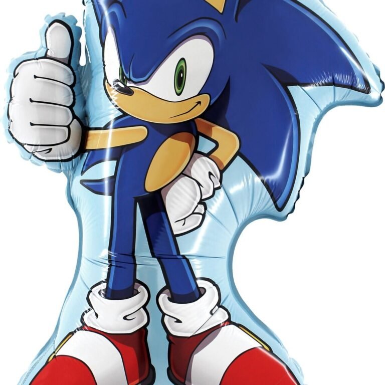 Sonic The Hedgehog Supershape Balloon