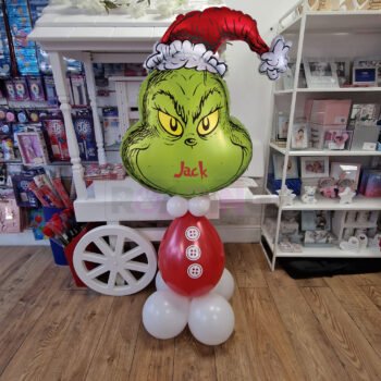 Personalised Grinch Head Popping Balloon