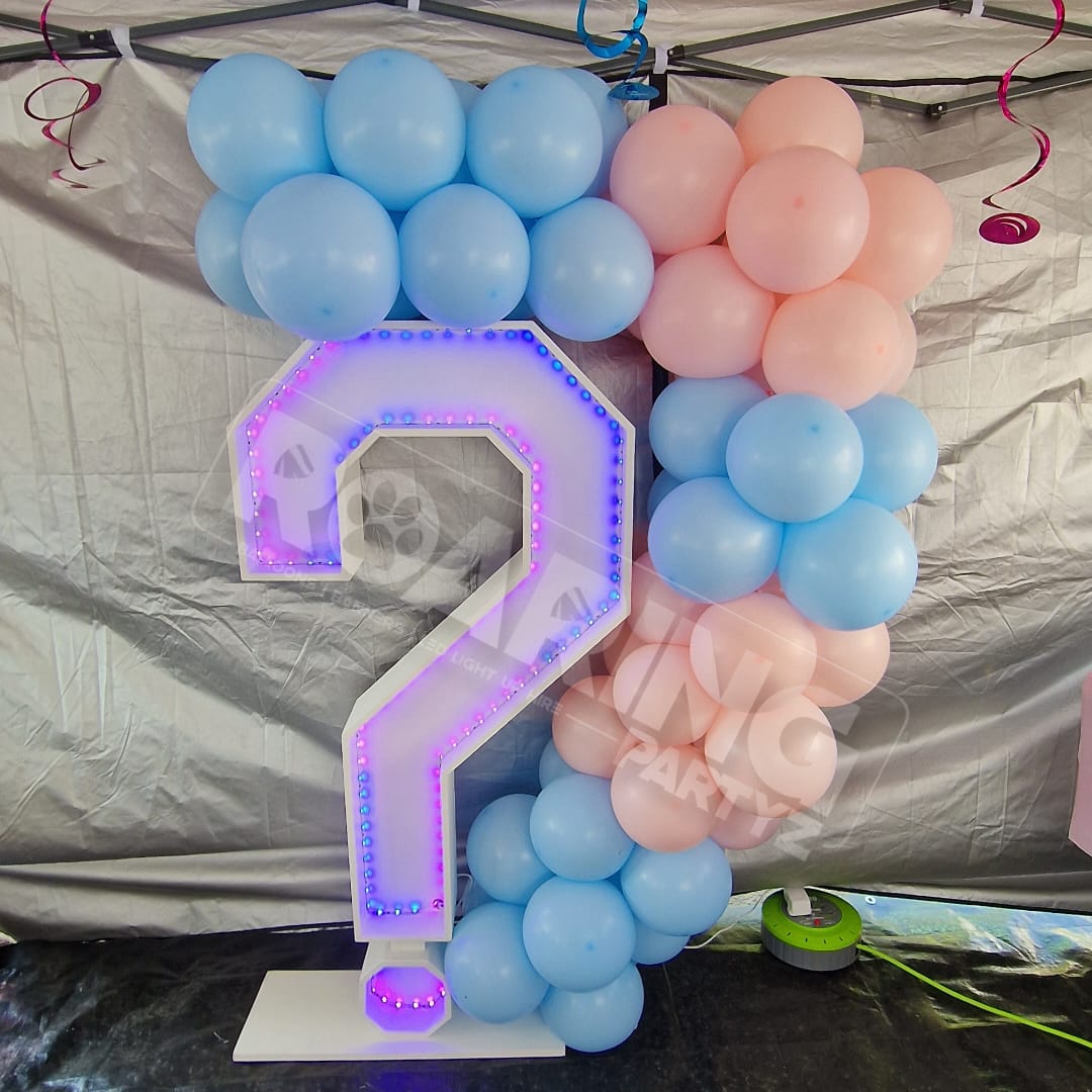 4ft LED Light Up Question Mark