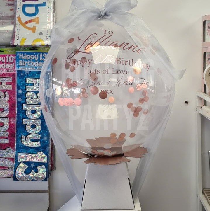 Personalised Bubble Money Balloons