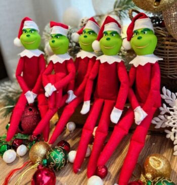 Grinch Elf Doll - you've experienced the elf now it's time for the Grinch to learn the true meaning of Christmas. Have hours of fun helping the Grinch to get up to mischief
