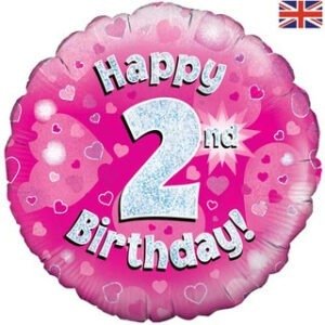 1-16 years - Sparkle Pink Age Balloon