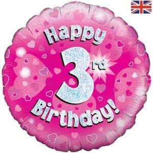 1-16 years - Sparkle Pink Age Balloon