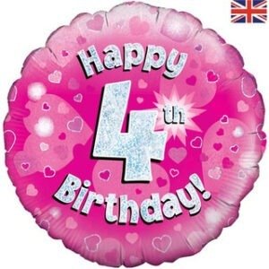 1-16 years - Sparkle Pink Age Balloon