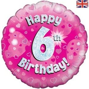 1-16 years - Sparkle Pink Age Balloon