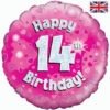 1-16 years - Sparkle Pink Age Balloon