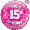 1-16 years - Sparkle Pink Age Balloon