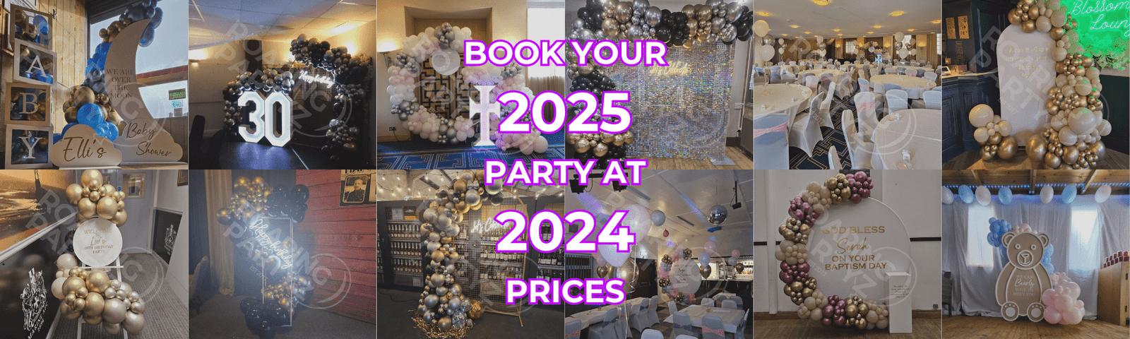 Book your 2025 party at 2024 prices