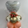 Mother's Day Personalised Floral Balloon Tower