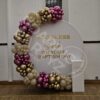 2m Balloon Hoop & Cover Hire with plinth