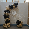 Golden Arch Frame with Standard garland for Abbot's Lea School Prom