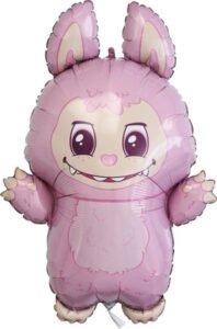Labubu Bad Bunny Pink Balloon