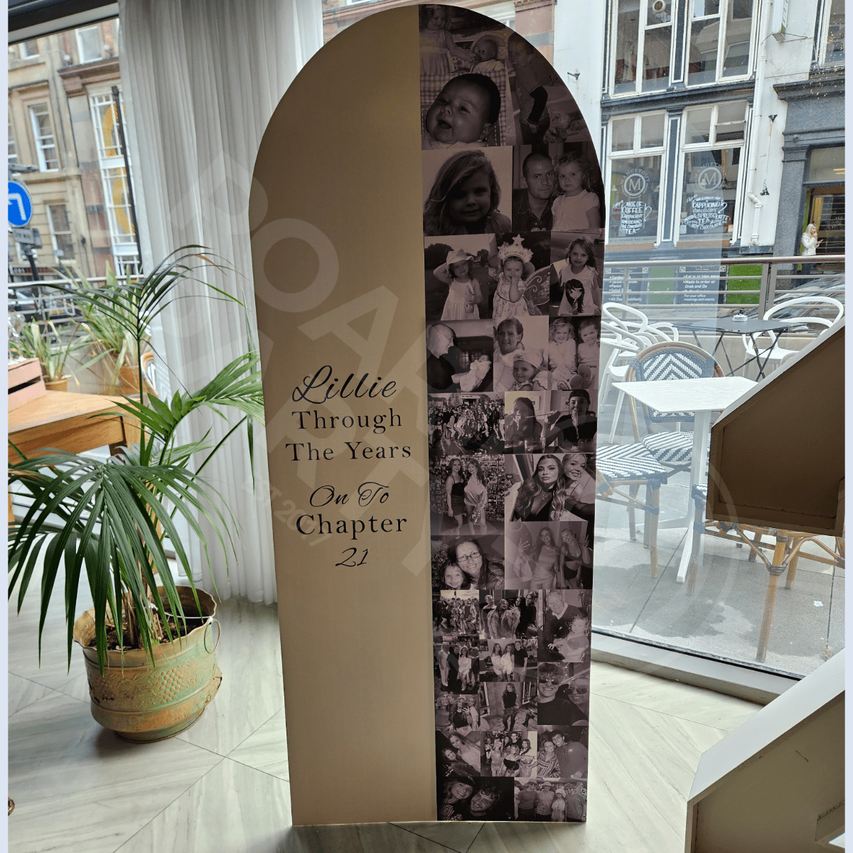 6ft Personalised Photo Backdrop