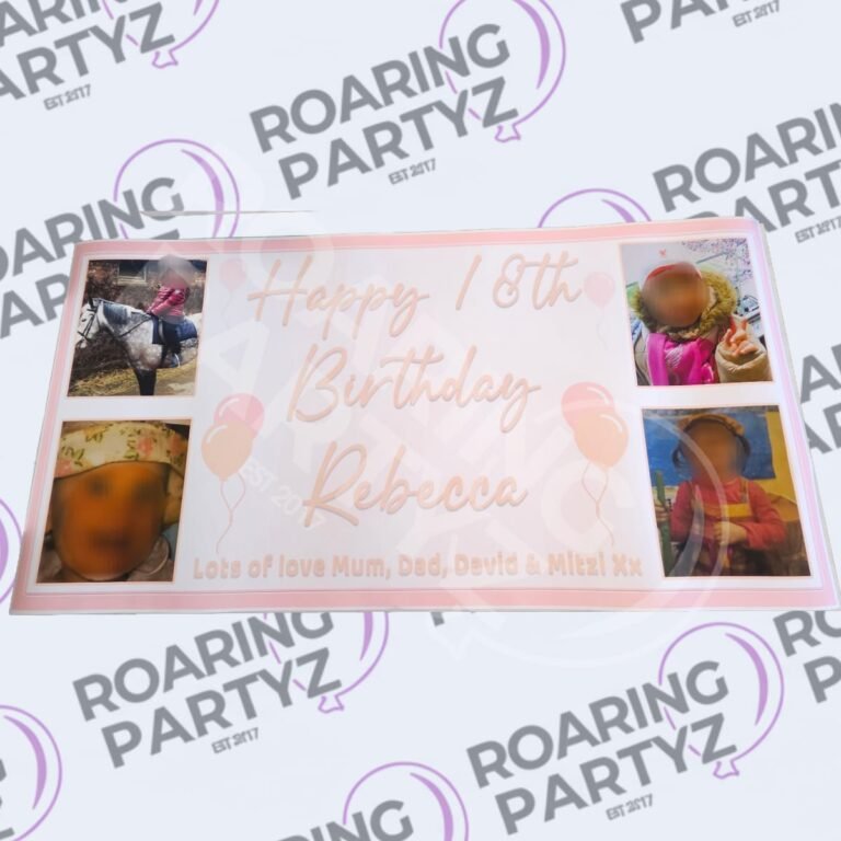 Personalised Banner 4ft