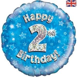 1-16 years - Sparkle Blue Age Balloon