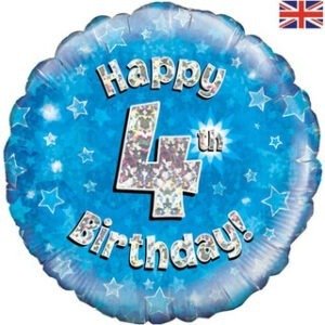 1-16 years - Sparkle Blue Age Balloon