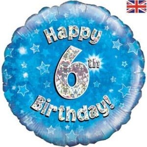 1-16 years - Sparkle Blue Age Balloon